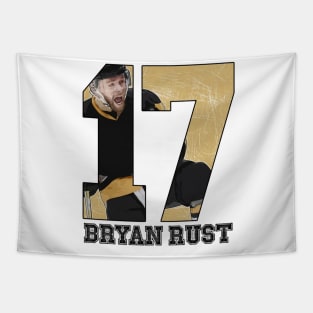 Bryan Rust Pittsburgh Game Tapestry