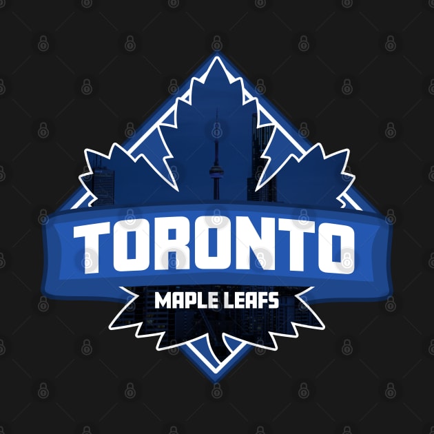 Toronto Maple Leafs by Pink Umbrella