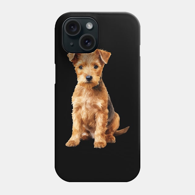 Puppy Lakeland Terrier Phone Case by DavidBriotArt