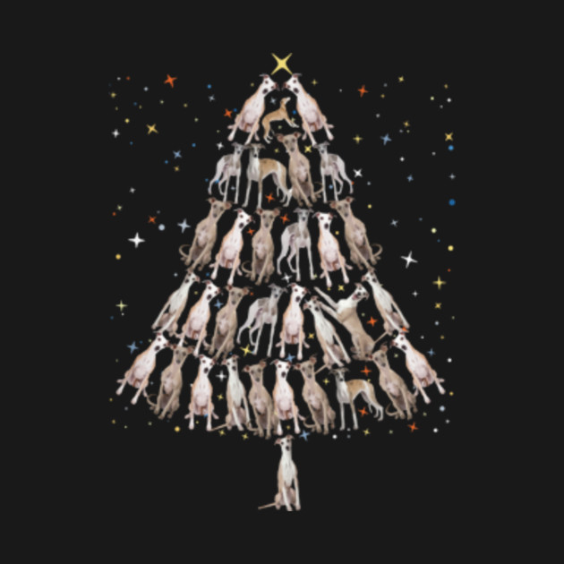 Whippet Tree Christmas Whippet Tree Christmas Tank Top Teepublic
