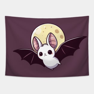 white bat simplified Tapestry