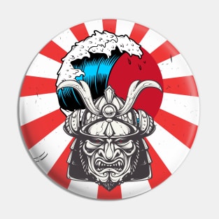 Samurai Head Pin