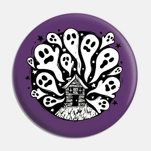 Spooky Ghost House Pin by Woah there Pickle