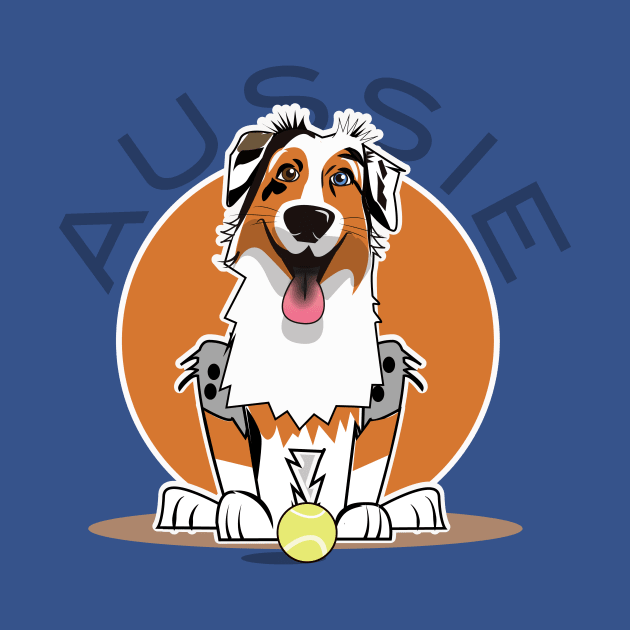 Aussie Doggie by chrayk57