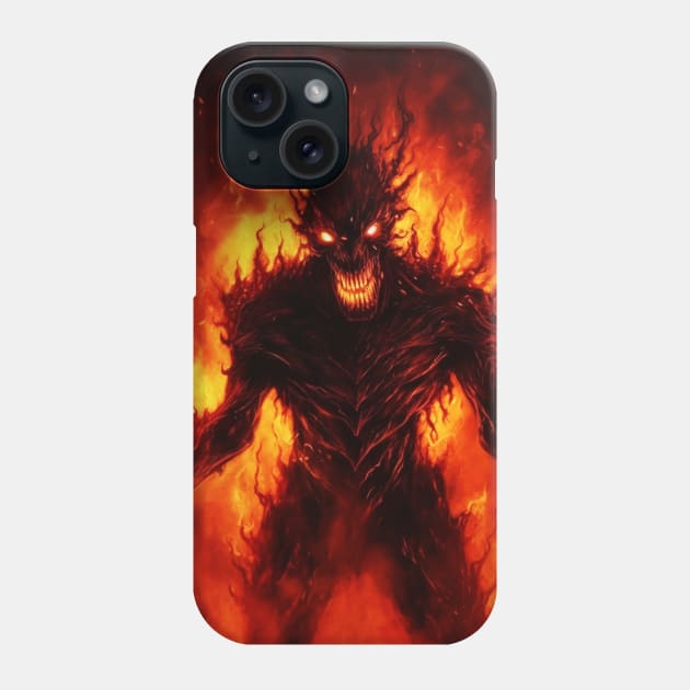 Unbegotten Deity of Fire Phone Case by Geek Culture