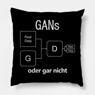 "GANs oder gar nicht" German Deep Learning Pun Pillow