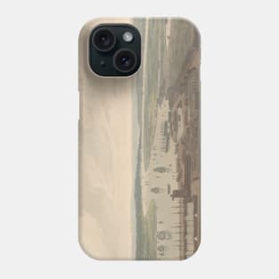 A View of the East India Docks by William Daniell Phone Case