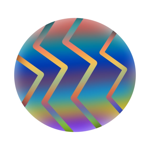 Chromatic gradient abstract circle by SUNWANG