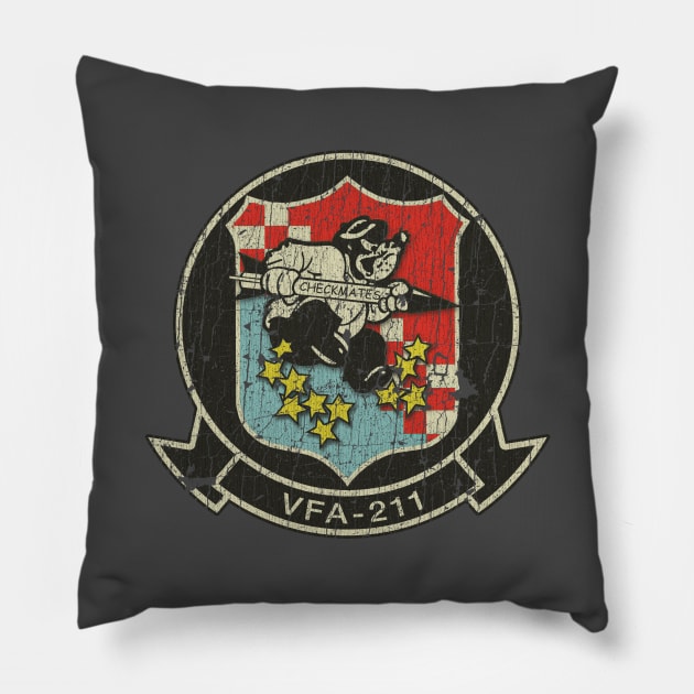 VFA-211 Fighting Checkmates Pillow by JCD666