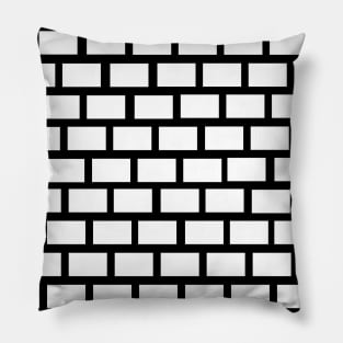 Black and white wall Pillow