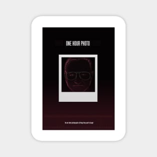 One hour photo minimalist art Magnet