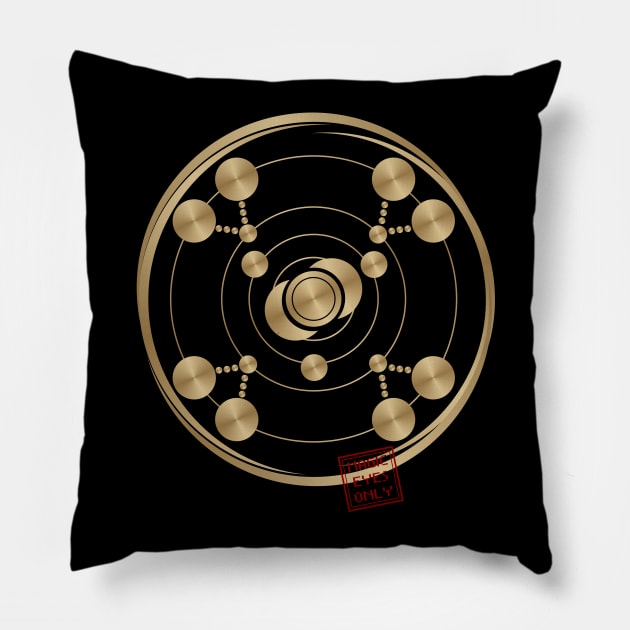 Crop circle 96 Pillow by MagicEyeOnly