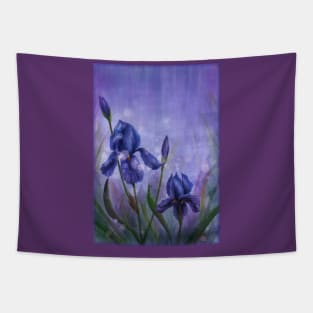 Fleur-de-Lis Flowers Tapestry