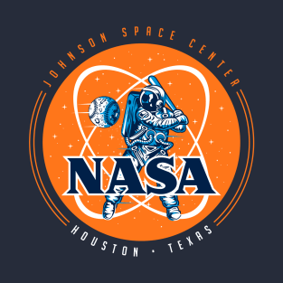 Retro NASA Astros Logo - Orange Version T-Shirt