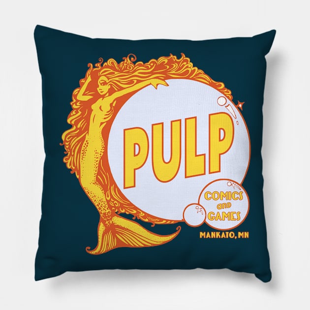 Pulp Mermaid Pillow by PULP Comics and Games