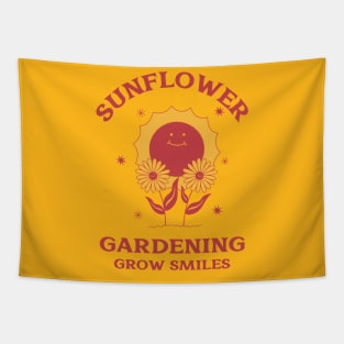 Sunflower Gardening Tapestry