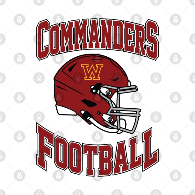 Washington Commanders Football Team by Cemploex_Art