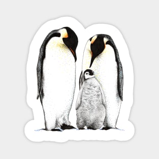 Penguin Family Magnet