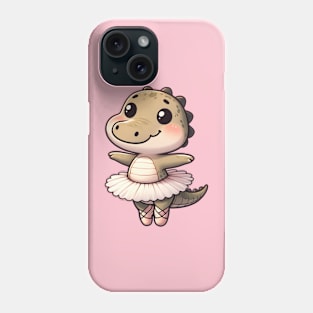 Let's dance - An alligator is dancing ballet Phone Case