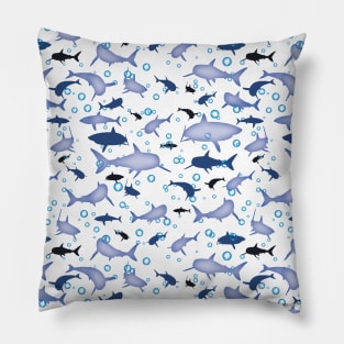 Shark Pattern Pillow