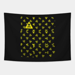 Radioactive Warning Sign Tapestry