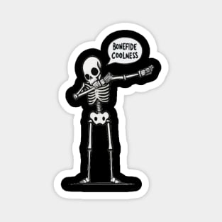 Skeleton Dabbing Bonafide Coolness Magnet