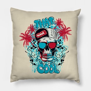 cool skull Pillow