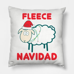 Fleece Navidad Christmas Shirt Pillow