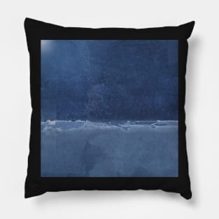 On the ice at night Pillow