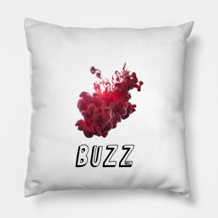 The National - Bloodbuzz Ohio - High Violet - Small Logo Pillow