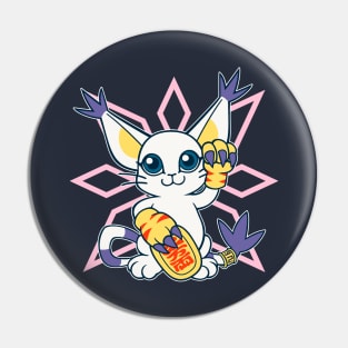 Lucky Gatomon Pin