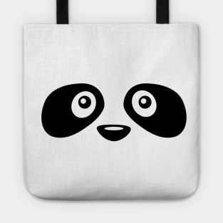 Cute Panda Face Easy Halloween Costume Gift Tote