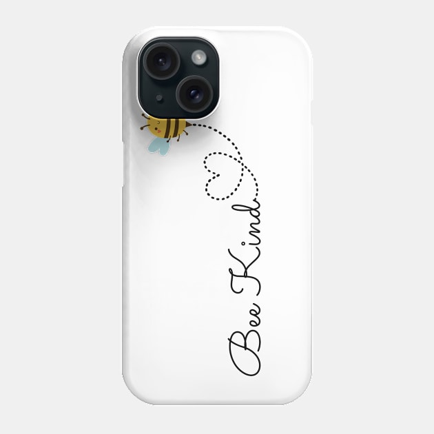 Bee Kind - Cute Honey Bee Phone Case by AKawaiiPastels