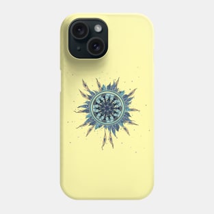 Abstract Peacock Mandala Art Tee Phone Case