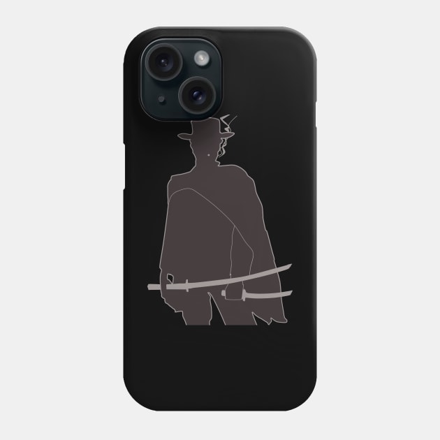 Samurai with No Name Phone Case by Bored Imagination Pop Art Absurdities 