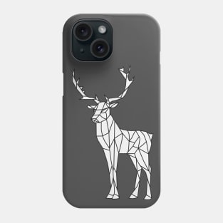 Origami Deer on White Phone Case