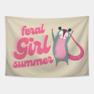 Feral Girl Summer Tapestry