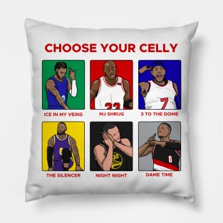 the basketball iconic celly Pillow