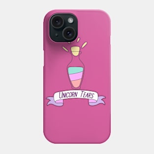 Unicorn Tears cute Rainbow Glass Phone Case