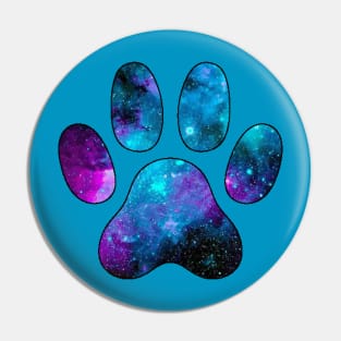 Galactic Paw Print Pin