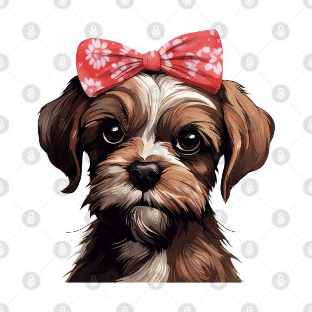 Fancy Wiredhaired Dog by Chromatic Fusion Studio