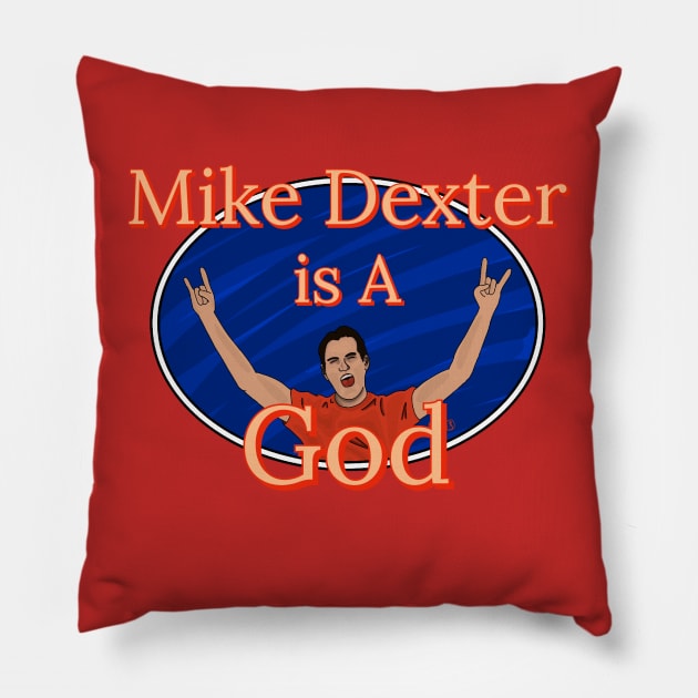 Mike Dexter Pillow by AndrewValdezVisuals