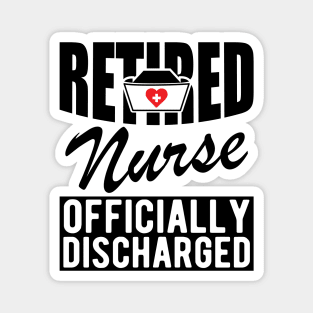 Retired Nurse officially discharged Magnet