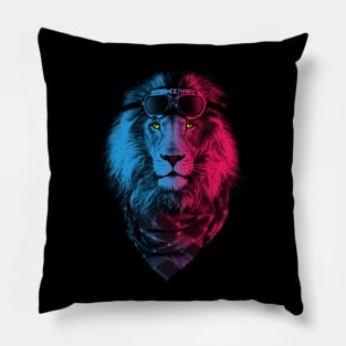 Lion Rider Pillow