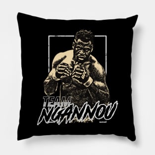 ngannou boxing Pillow