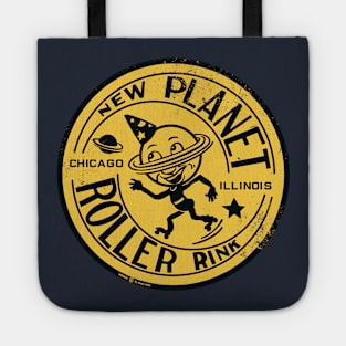 Retro Vintage New Planet Roller Rink Chicago Tote