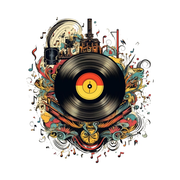 Vinyl  Music Vinyl Record Lovers Collectors by Positive Designer