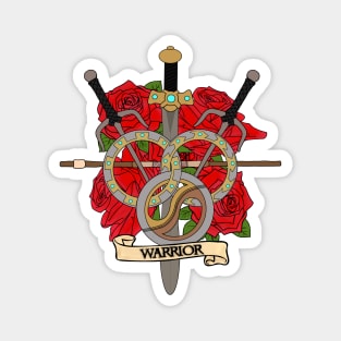 Xena Weapons Roses Magnet