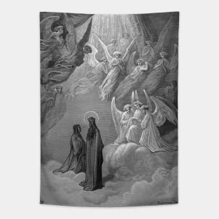 High Resolution Gustave Doré Paradiso Illustration The Song of the Just Tapestry