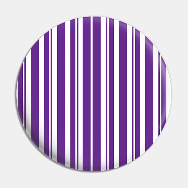 Dapper Stripes, Purple Pin by Heyday Threads